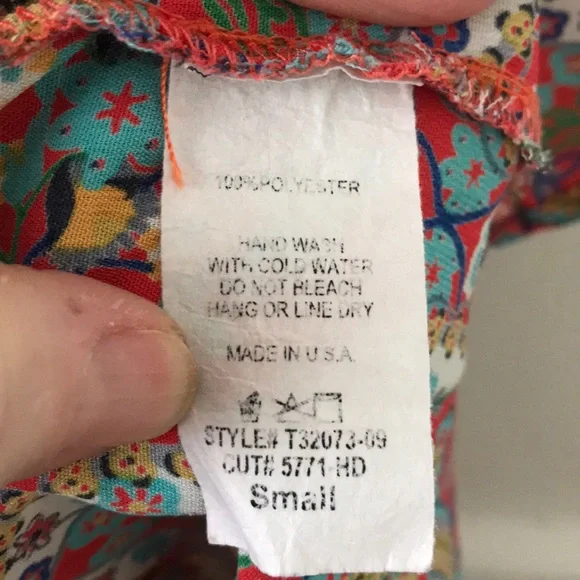 Tinley boho print racerback tank top - Picture 9 of 9